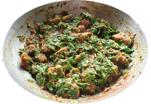 delicious methi chicken, awesome mix of different taste.