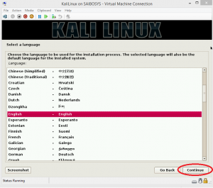 Configuring Kali Linux VirtualBox.