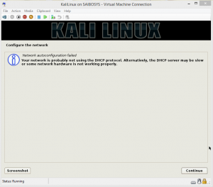 Configuring Kali Linux VirtualBox.